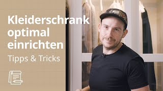 Kleiderschrank einrichten  IKEA Tipps amp Tricks [upl. by Orvas]