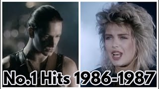 130 Number One Hits of the 80s 19861987 [upl. by Allimac]