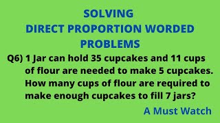 Direct Proportion Worded Problems [upl. by Richy]