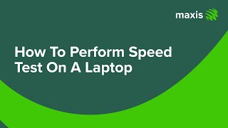 How To Perform Speed Test Laptop [upl. by Tillie]