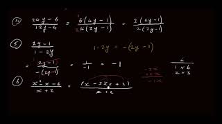 Simplifying Algebraic Fractions using Factorising [upl. by Kriste]