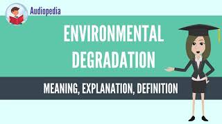 What Is ENVIRONMENTAL DEGRADATION ENVIRONMENTAL DEGRADATION Definition amp Meaning [upl. by Sivrad]