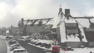 Live cam Snow at Timberline Lodge [upl. by Dorolisa846]