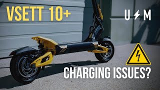 VSETT 10 Electric Scooter  Troubleshooting Charging Issues [upl. by Jori841]