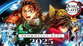 Demon Slayer Kimetsu no Yaiba  PROMOTION REEL 2025 [upl. by Ausoj]