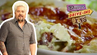 Guy Fieri Eats One Good Lookin Chicken Pot Pie  Diners DriveIns and Dives  Food Network [upl. by Ettennaj924]