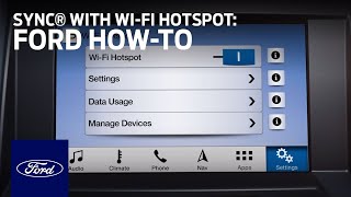 SYNC® Connect with WiFi Hotspot Overview  SYNC 3 HowTo  Ford [upl. by Ellerey]