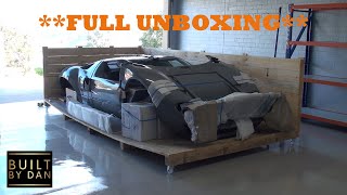 GT40 Kit Car Build  Ep 06  GT40 Delivery Day Unboxing [upl. by Ku]