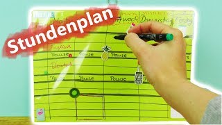 DIY Inspiration Challenge 135  wiederverwendbaren Stundenplan selber machen  Kathis Challenge [upl. by Ajnos62]