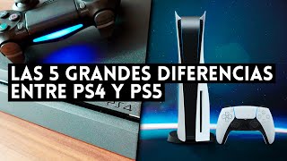 Las 5 GRANDES DIFERENCIAS entre PS4 y PS5 [upl. by Yztim189]