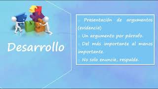 Estructura del ensayo argumentativo [upl. by Cole]