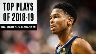 Shai GilgeousAlexanders Top Plays of the 201819 Season  LA Clippers [upl. by Buseck646]