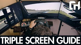 Triple Screen for Sim Racing Triple Monitor Setup Guide [upl. by Ahseer395]