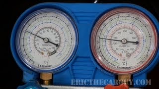 How To Recharge an AC System  EricTheCarGuy [upl. by Hrutkay576]