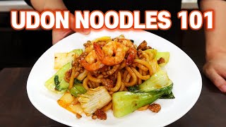 5 Minutes EASY Udon Noodles Recipes 5 Ways [upl. by Georgy]