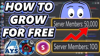 How to Grow Your Discord Server for FREE 2022 [upl. by Nawk]