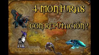 4 MONTURAS FÁCILES de terrallende  WOW 735 LEGIÓN [upl. by Annirtak706]