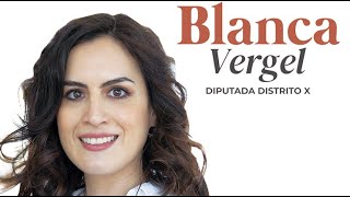 BLANCA VERGEL  Diputada Distrito X [upl. by Airat]