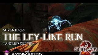 Guild Wars 2  Adventure  The LeyLine Run Gold [upl. by Elleunamme]