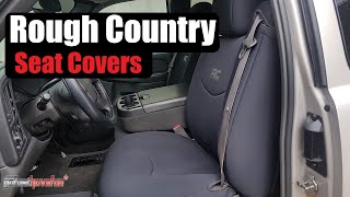 Rough Country Neoprene Seat Covers Chevy Silverado  AnthonyJ350 [upl. by Trumann]