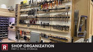 Shop Organization  Part 2 Tool Storage [upl. by Eterg]