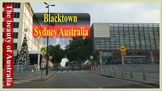 Blacktown Sydney Australia  Christmas eve  Evening Driving around Blacktown [upl. by Ahsilrak798]