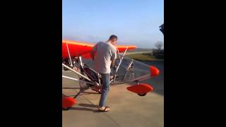 Easy Entry into an Aerolite 103 Ultralight [upl. by Eycats]