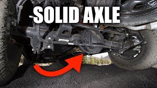 Solid Axle Suspension  How Truck Suspensions Work [upl. by Karol]