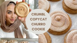 HOW TO MAKE THE BEST CRUMBL COOKIES AT HOME  Churro Flavor [upl. by Enomed209]