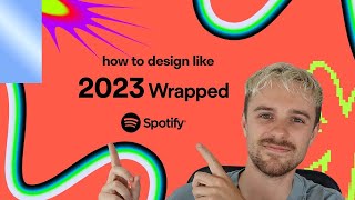 How to design the Spotify Wrapped 2023 layout [upl. by Anoirb]