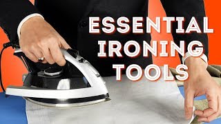 Essential Ironing Tools  Part I  How To Iron Like A Pro At Home  Gentlemans Gazette [upl. by Elag29]