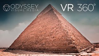 Pyramids of Egypt Virtual Tour  VR 360° Travel Experience [upl. by Stanwinn181]