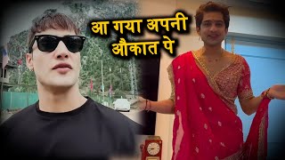 Asim Riaz Reaction On Abhishek Kumar Wearing Saree  Kisne Kiya Aisa Ganda Comment [upl. by Spike]