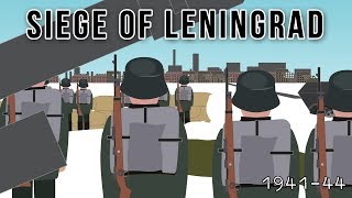 The Siege of Leningrad 194144 [upl. by Rehnberg531]