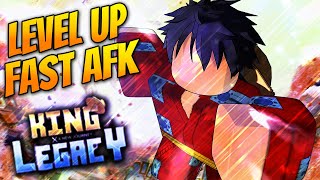 KING LEGACY AUTO FARM HOW TO LEVEL UP FAST AFK AFK QUEST AND MOBS [upl. by Gader690]