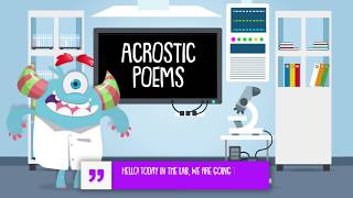 The Learning Lab Acrostic Poems [upl. by Anialahs328]