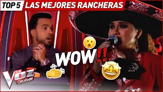 Las mejores actuaciones RANCHERAS en La Voz [upl. by Caye]