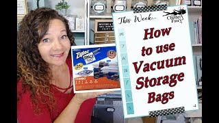 How to use Vacuum Storage Bags [upl. by Lehcer]