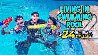 ২৪ ঘণ্টা পানিতে থাকার প্রতিযোগিতা  Living In Swimming Pool For 24 Hours Challenge  Rakib Hossain [upl. by Trebma]