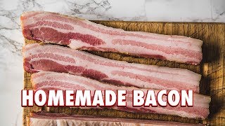 How To Make The Best Homemade Bacon [upl. by Ellenhoj]