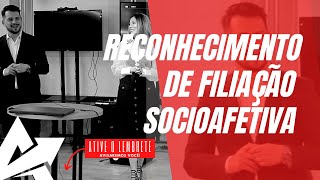 DIREITO DE FAMÍLIA Reconhecimento de filiação socioafetiva [upl. by Ebsen]