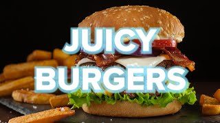 9 Juicy Homemade Burger Recipes • Tasty [upl. by Inittirb]