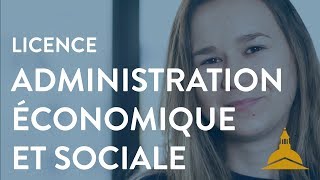 La licence Administration économique et sociale [upl. by Htebazile]