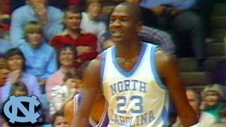 Duke vs UNC Basketball Highlights  Michael Jordans Last Game in Chapel Hill [upl. by Solegna]