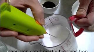 How To Make Latte Art with Mini Milk Frother [upl. by Nele407]