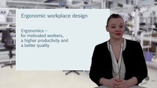 Ergonomic workplace design [upl. by Hsivat]