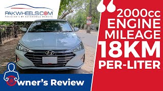 Hyundai Elantra 2021  Owners Review  PakWheels [upl. by Rina]