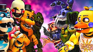 SFM FNaF Top 10 FNAF vs FIGHT Animations [upl. by Mira]