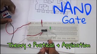 Logic Gates NAND Gate  Theory  Practical  Application  In Hindi [upl. by Yerffe568]