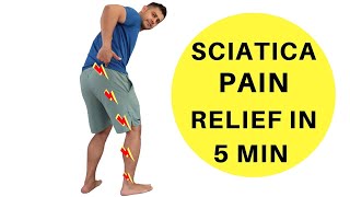 Sciatica pain relief in 5min [upl. by Dalohcin539]